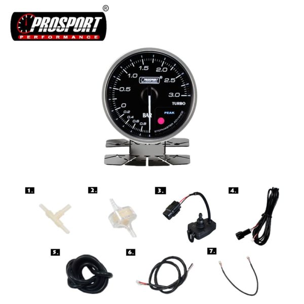 Karwork ProSport Supreme Reloj medidor presión turbo
