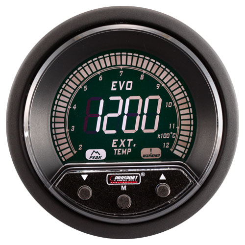Karwork ProSport Reloj medidor Evo EGT - Temperatura escape(1200Â°C, 4 colores)