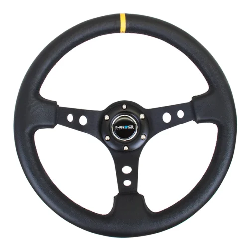 Volante 35cm de cuero - RST-006BK-Y