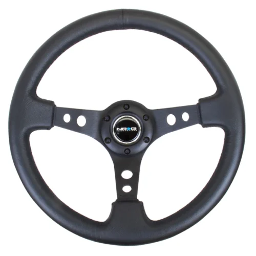 Volante 35cm de cuero - RST-006BK