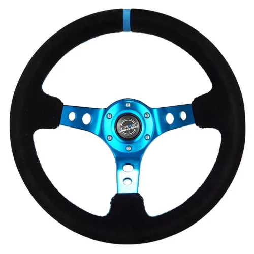 Volante piel vuelta de 35cm con 3" de profundidad