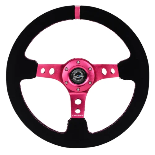 Volante piel vuelta de 35cm con 3" de profundidad