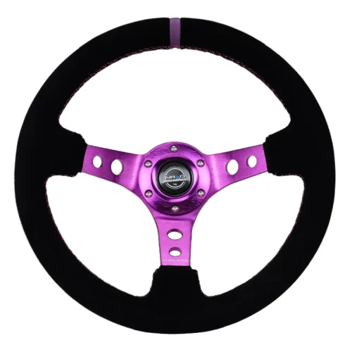 Volante piel vuelta de 35cm con 3" de profundidad