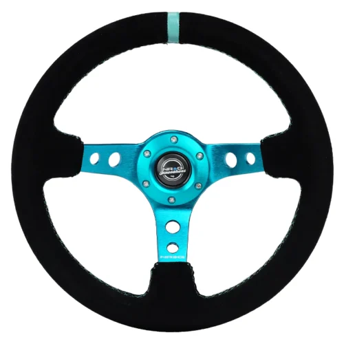 Volante piel vuelta de 35cm con 3" de profundidad