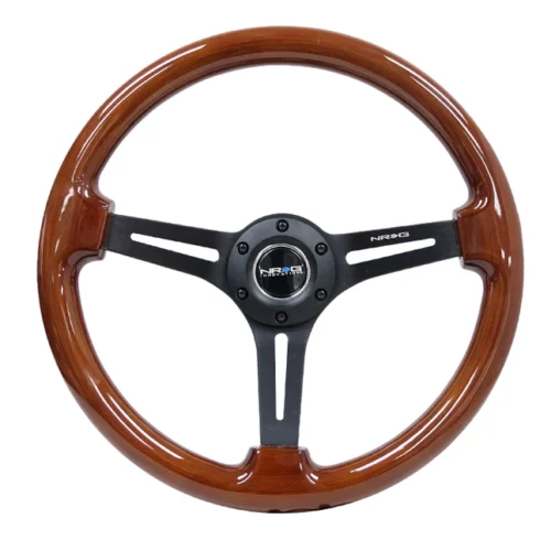 Volante 35cm fibra de madera