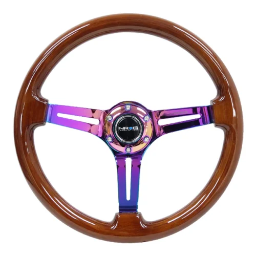 Volante 35cm fibra de madera