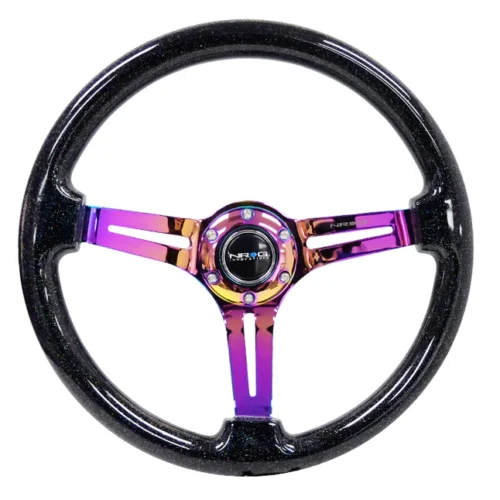 Volante 35cm fibra de madera