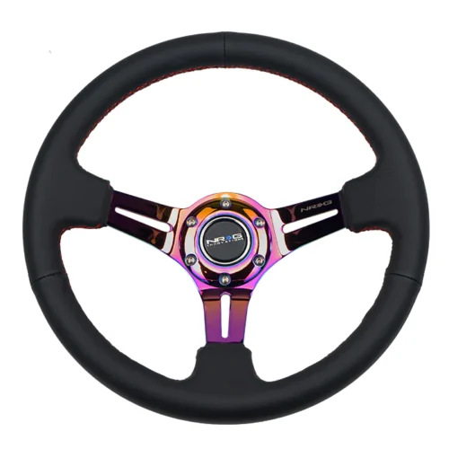 Volante 35cm de cuero - RST-018R-MCRS