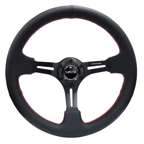 Volante 35cm de cuero - RST-018R-RS
