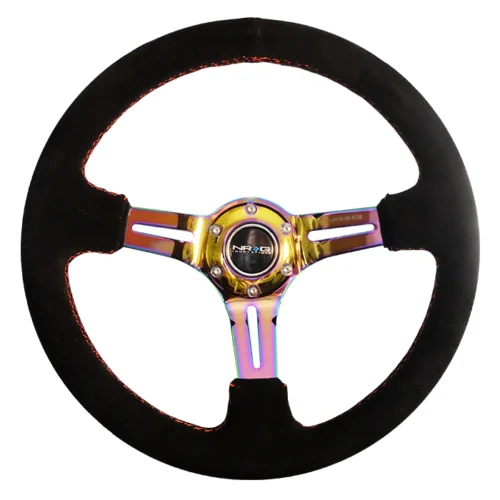 Volante piel vuelta de 35cm con 3" de profundidad