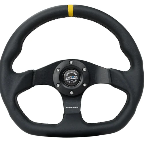 Volante plano de cuero - RST-024MB-RY