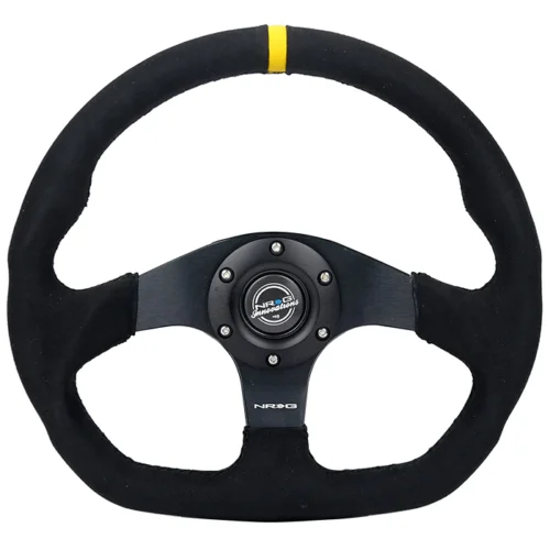 Volante plano alcántara - RST-024MB-SA-Y
