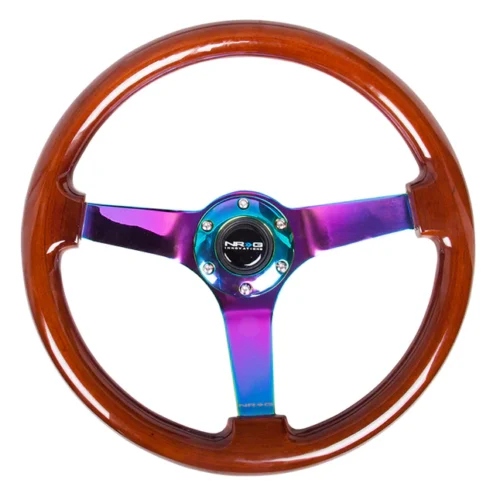 Volante 35cm fibra de madera