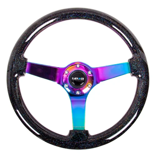 Volante 35cm fibra de madera