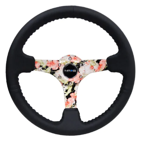 Volante 35cm de cuero - RST-036FL-R