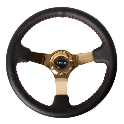 Volante 35cm de cuero - RST-036GD