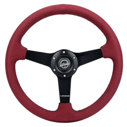 Volante 35cm plano alcántara - RST-037MB-BUA