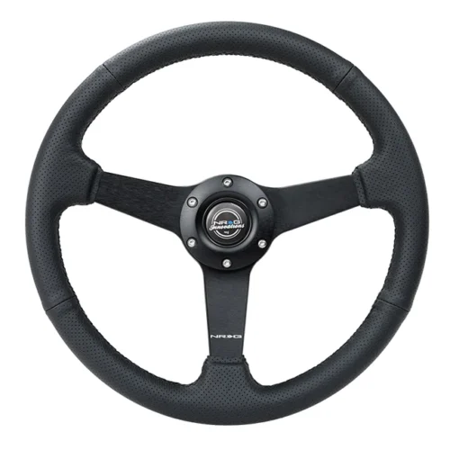 Volante 35cm de cuero - RST-037MB-PR