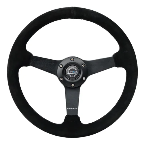 Volante piel vuelta de 35cm plano