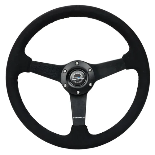 Volante 35cm plano alcántara - RST-037MB-SA