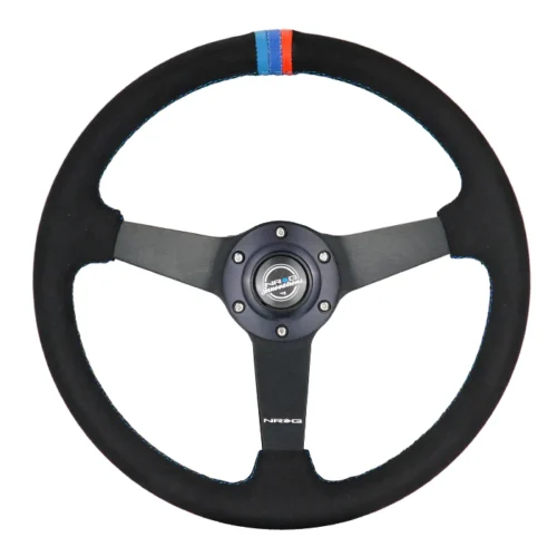 Volante 35cm plano alcántara - RST-037MB-SA-M3