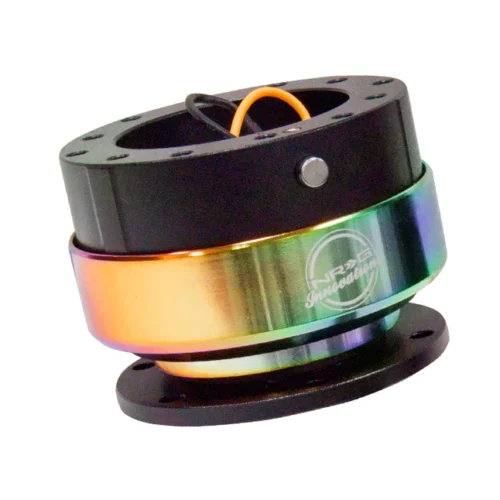 2.0 Quick Release Extraible Rápido Black Rainbow para volante