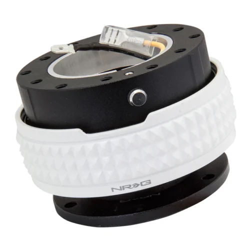 2.1 Quick Release Extraible Rápido White Black para volante