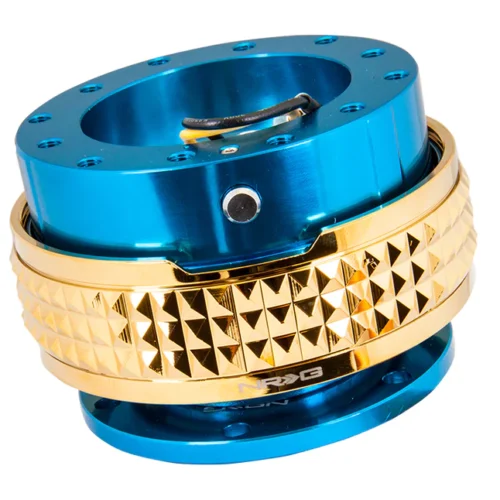 2.1 Quick Release Extraible Rápido Blue Gold para volante