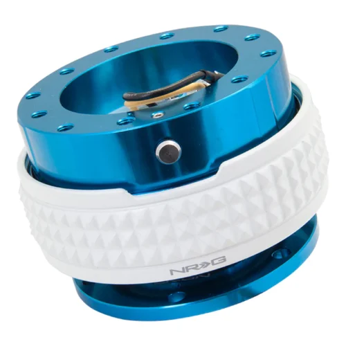2.1 Quick Release Extraible Rápido Blue White para volante
