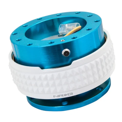 2.1 Quick Release Extraible Rápido Blue White para volante