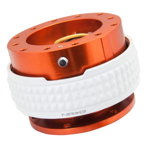 2.1 Quick Release Extraible Rápido Orange White para volante