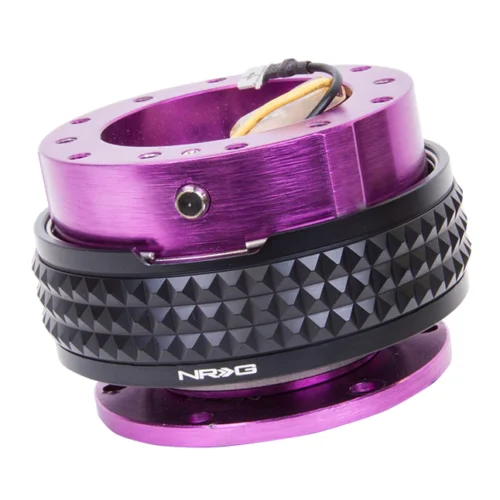 2.1 Quick Release Extraible Rápido Purple Black para volante