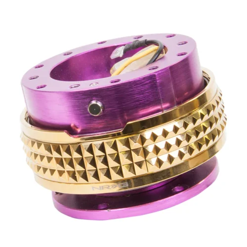 2.1 Quick Release Extraible Rápido Purple Gold para volante