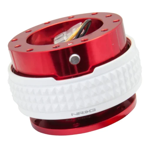 2.1 Quick Release Extraible Rápido Red White para volante