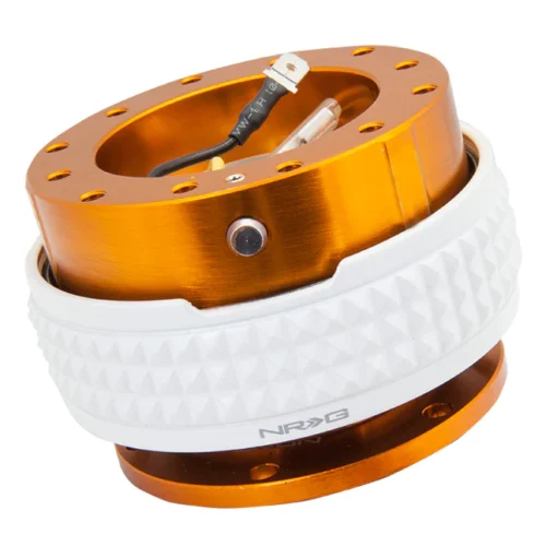 2.1 Quick Release Extraible Rápido Orange White para volante