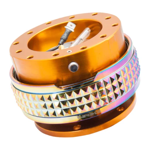 2.1 Quick Release Extraible Rápido Orange Rainbow para volante