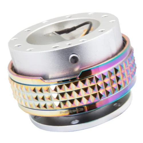 2.1 Quick Release Extraible Rápido Silver Rainbow para volante