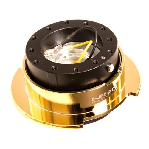 2.5 Quick Release Extraible Rápido Gold Chrome para volante