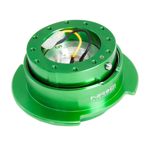 2.5 Quick Release Extraible Rápido Verde para volante