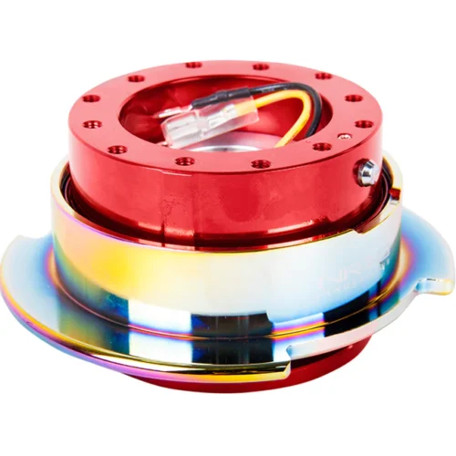 2.5 Quick Release Extraible Rápido Rojo para volante