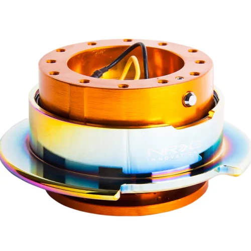 2.5 Quick Release Extraible Rápido Orange Chrome para volante
