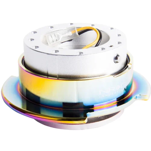 2.5 Quick Release Extraible Rápido Silver Rainbow para volante