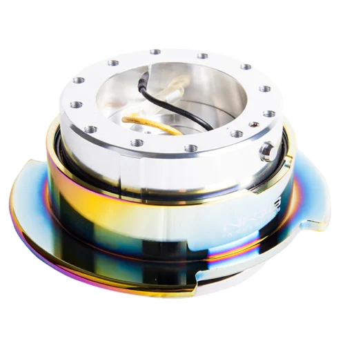 2.5 Quick Release Extraible Rápido Chrome Rainbow para volante
