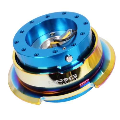 2.8 Quick Release Extraible Rápido Blue Rainbow para volante