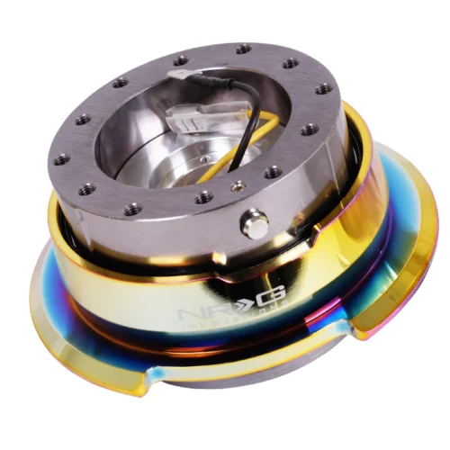 2.8 Quick Release Extraible Rápido Gunmetal Rainbow para volante