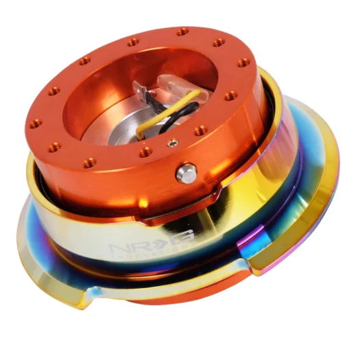 2.8 Quick Release Extraible Rápido Orange Rainbow para volante