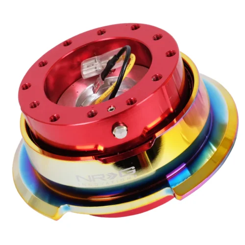 2.8 Quick Release Extraible Rápido Red Rainbow para volante