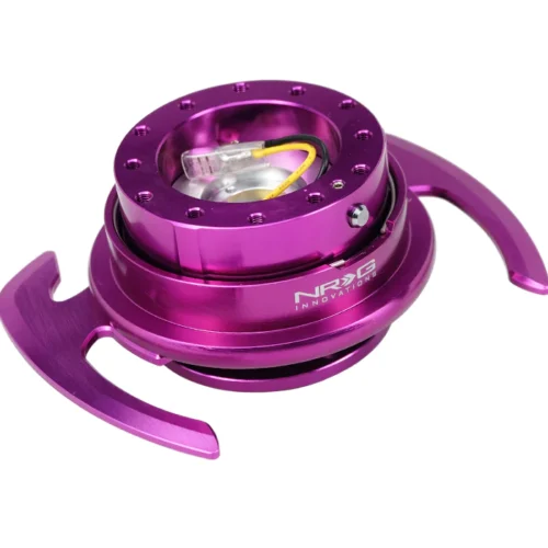4.0 Quick Release Extraible Rápido Purple con levas para volante
