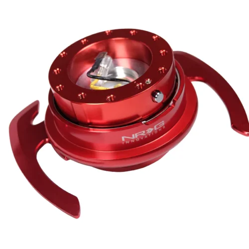 4.0 Quick Release Extraible Rápido Red con levas para volante