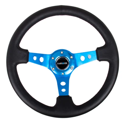 Volante 35cm de cuero - RST-006BL